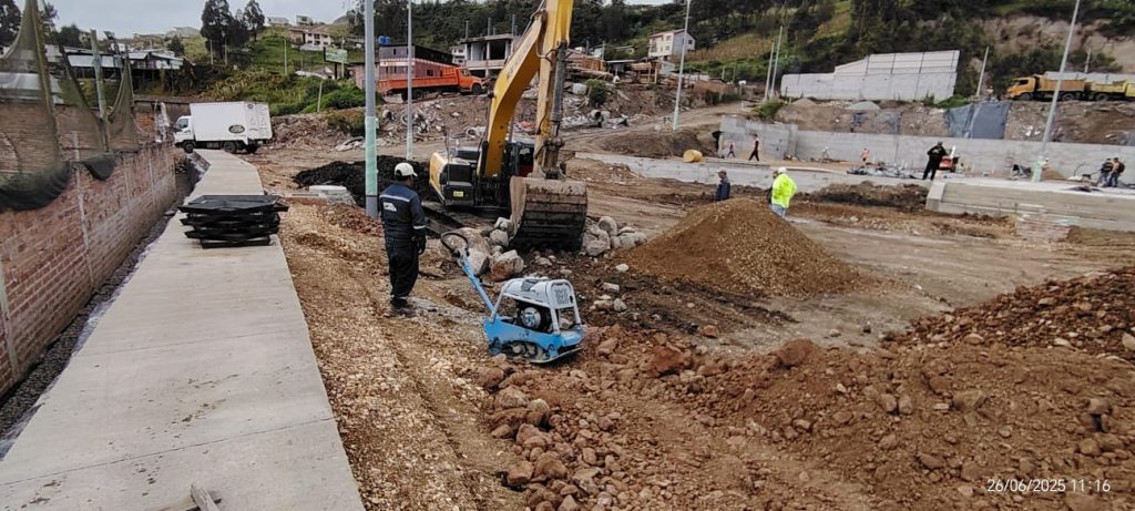 Avanza la nueva plataforma de Narancay en Cuenca
