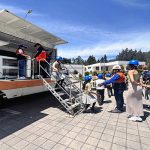 Capacitan con vehículo simulador sobre ¿cómo actuar ante un temblor?