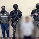 Captura del video publicado por la policía tras la detención del ciudadano en el cantón Sígsig. /Cortesía