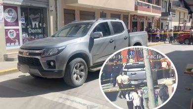 Imagen del siniestro ocurrido en el cantón Paute en el que falleció una mujer. /Foto ECU 911 y captura de video.