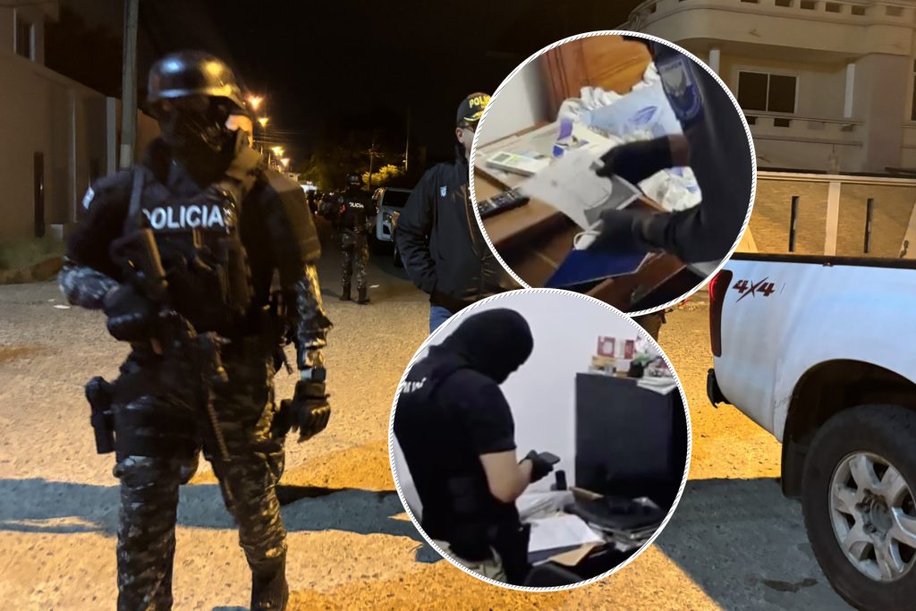 El operativo para la detención de los 6 familiares se ejecutó en distintas provincias por parte de la Policía Nacional. /Foto Policía Nacional