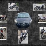 Cinco motos y un carro, reportados como robados, se recuperó en Azuay. Dos motos tenían adulteradas las series. /Foto Policía Nacional