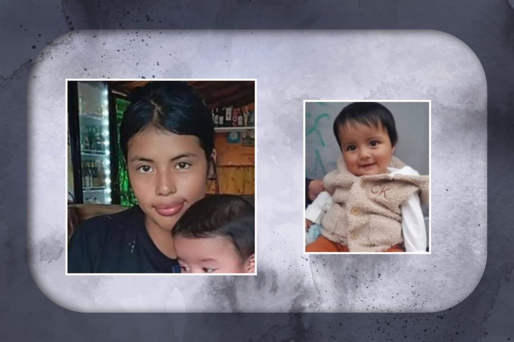 Cindy Tamara Condo Ortiz, de 18 años, y su pequeño hijo de 11 meses, están reportados como desaparecidos en Cuenca. /Foto de Fiscalía