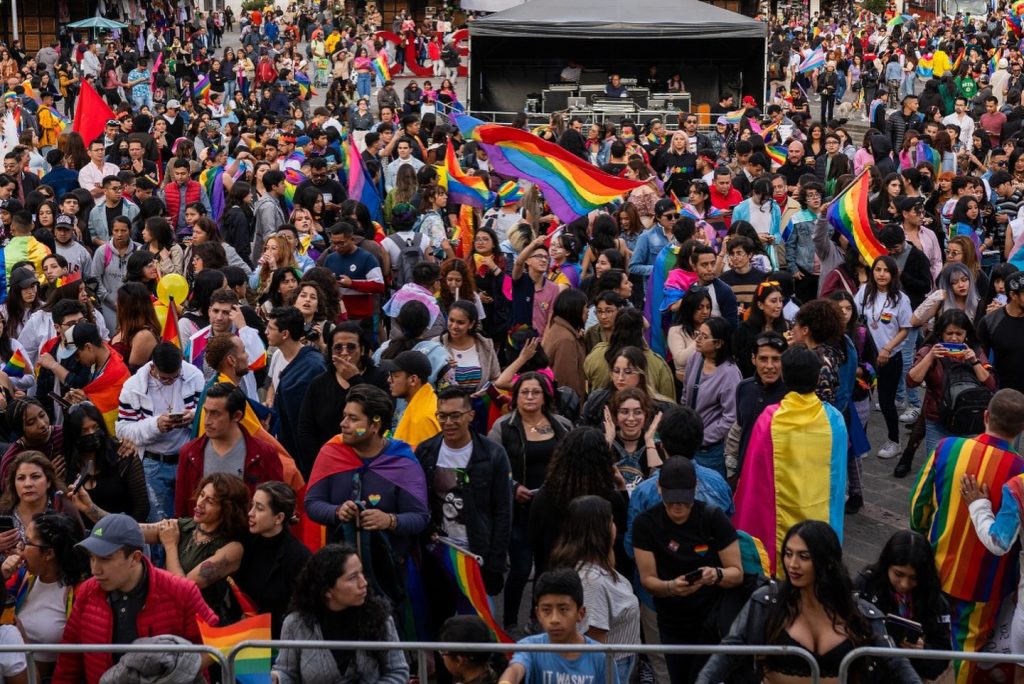 Marcha desarrollada en Cuenca desarrollada en julio de 2024. /Foto Sin Etiquetas