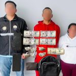 Los dos detenidos en Cuenca registran antecedentes panales por diferentes delitos. /Fotos Policía Nacional.