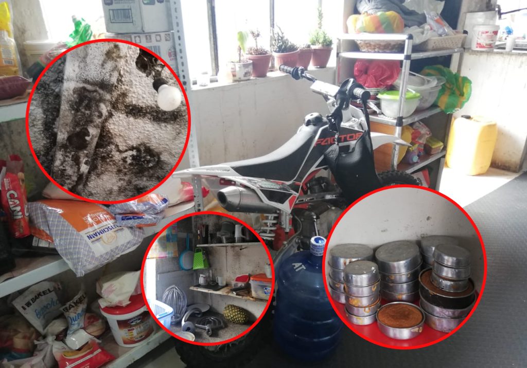 Imágenes compartidas por Arcsa de la panadería clausurada en el cantón Santa Isabel. /Fotos Arcsa