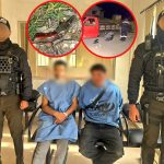 Dos ciudadanos son detenidos en Cuenca por intentar evadir un control se seguridad en Cuenca. /Foto Policía Nacional