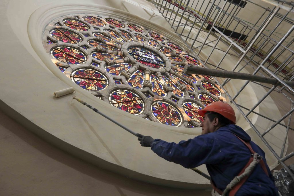 La Catedral está en proceso de mantenimiento desde hace un año. /FCS