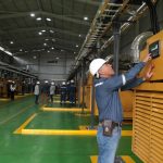 La central Termoeléctrica El Descanso II fue inaugurada ayer por la ministra Inés Manzano y el presidente Noboa. / XCA