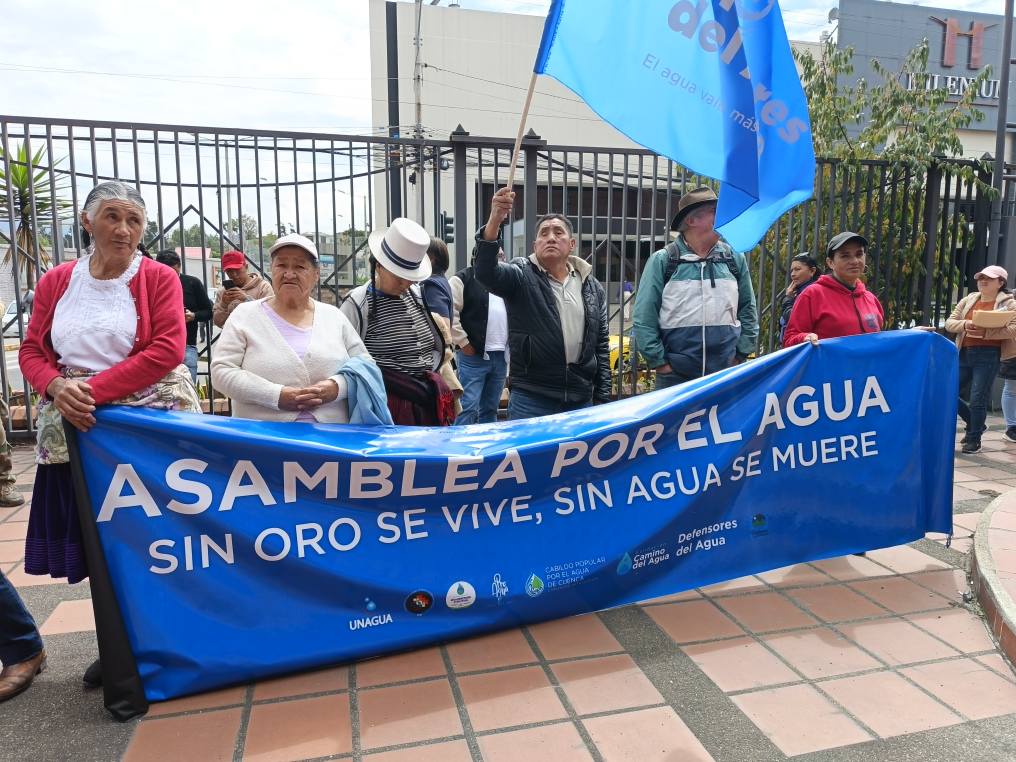 Organizaciones sociales invitan a una procesión y caminata por Kimsacocha desde Cuenca para el 16 de julio de 2025. /Cortesía