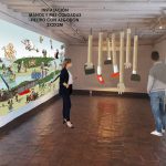 La caricaturista, artista y arquitecta, Vilma Vargas, más conocida como ‘Vilmatraca’, denunció censura de su obra en la Casa de la Cultura Ecuatoriana, Núcleo de Azuay. Esta es una imagen de la propuesta para Cuenca. /Foto Vilma Vargas Facebook