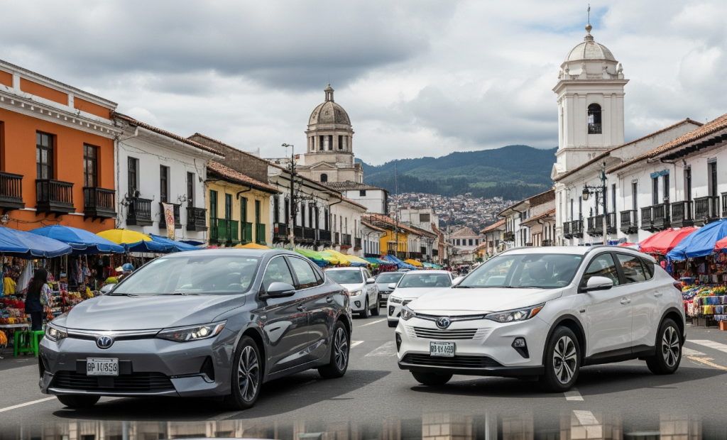 La venta de vehículos eléctrico e híbridos aumentaron en el país de 2021 a 2025 según datos de la AEADE. /Foto referencia IA