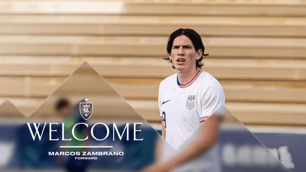 Marcos Zambrano, futbolista ecuatoriano, fue fichado por el Real Salt Lake de EE.UU