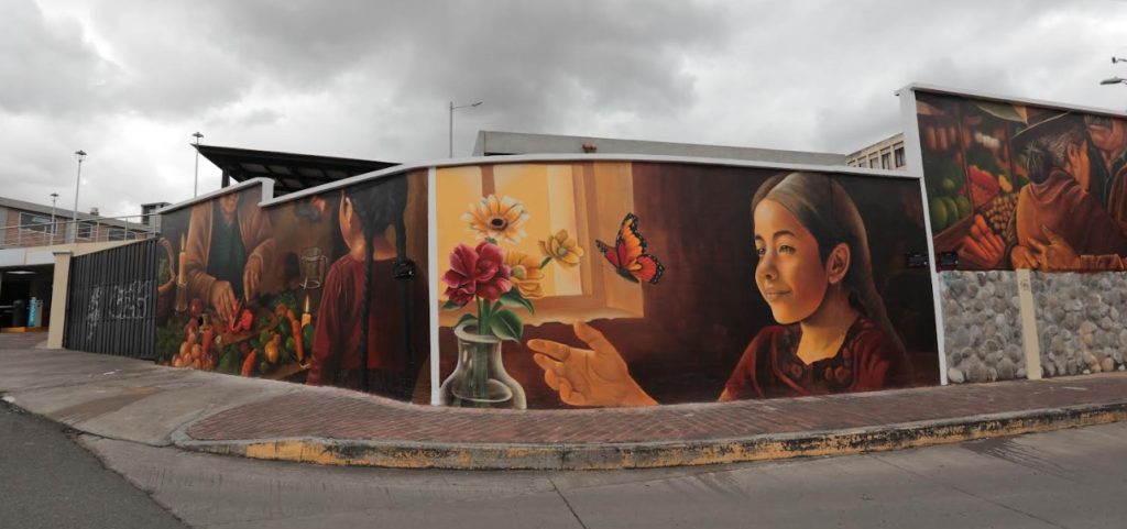 Mural en el barrio Urubamba