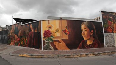 Mural en el barrio Urubamba