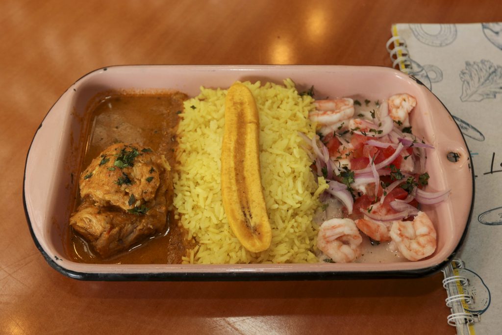 Bandera costeña, una de las especialidades del restaurante “La Costeña”