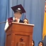 PIE DE FOTO: Captura del video en el que el estudiante hizo algunos reclamos por presuntas irregularidades en su colegio. /Cortesía