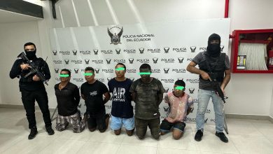 Capturados en operativo.
