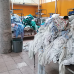 Así se encontraría la lavandería del Hospital Vicente Corral Moscoso de Cuenca. /Cortesía