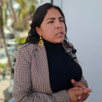 Marisol Peñaloza, vicealcaldesa de Cuenca, se pronunció sobre la denuncia contra el alcalde Zamora ante el Tribunal Contencioso Electoral (TCE). /JIP