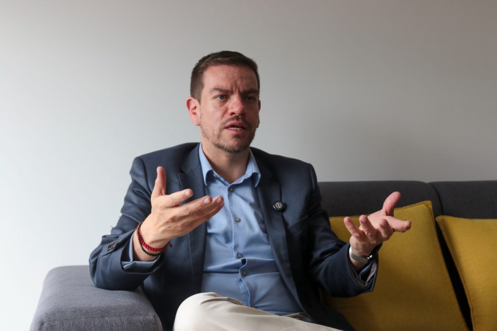 Fernando Nuñez, intendente de Fortalecimiento de la Superintendencia de Economía Popular y Solidaria.