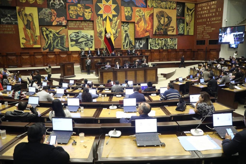 La Asamblea Nacional no dio paso a la resolución de exhortar la presidente Daniel Noboa a declarar la salud en emergencia, pero sí instan a garantizar los servicios de salud. /Fotos Asamblea Nacional