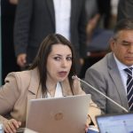 Christina Murillo, Superintendente de Economía Popular y Solidaria, expuso la situación de la Cooperativa de Ahorro y Crédito, CREA.