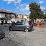 Un tamo de la calle Las Herrerías se reabrió tras un proceso de colocación de nuevo adocreto. /Cortesía