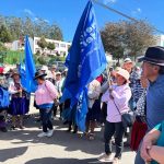 Plantón en Victoria del Portete, al sur de Cuenca, contra minería en Quimsacocha.