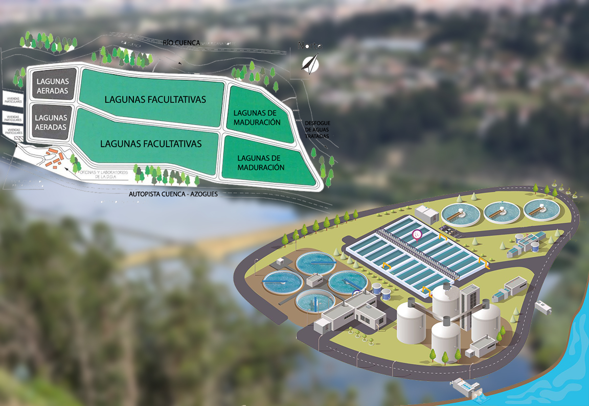 Las dos plantas de tratamiento de aguas residuales trabajarán de manera conjunta.