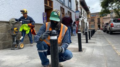 Bolardos en Cuenca