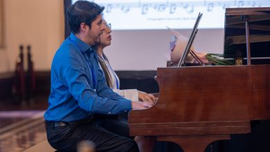 Los pianistas cuencanos Johnny Bravo y Pilar Rodríguez se presentaron en el Palacio Nacional de la Cultura de Guatemala.
