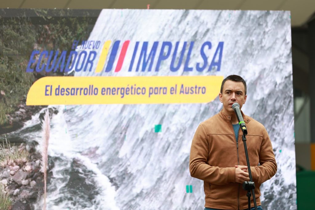 Loma Larga: Daniel Noboa deja la carga al Municipio de Cuenca y Prefectura de Azuay.