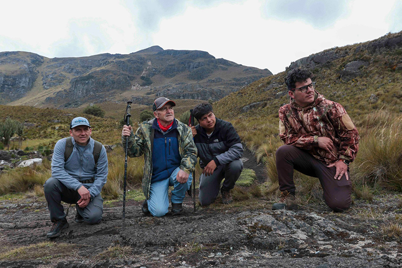 rescate de excursionistas en el Cajas