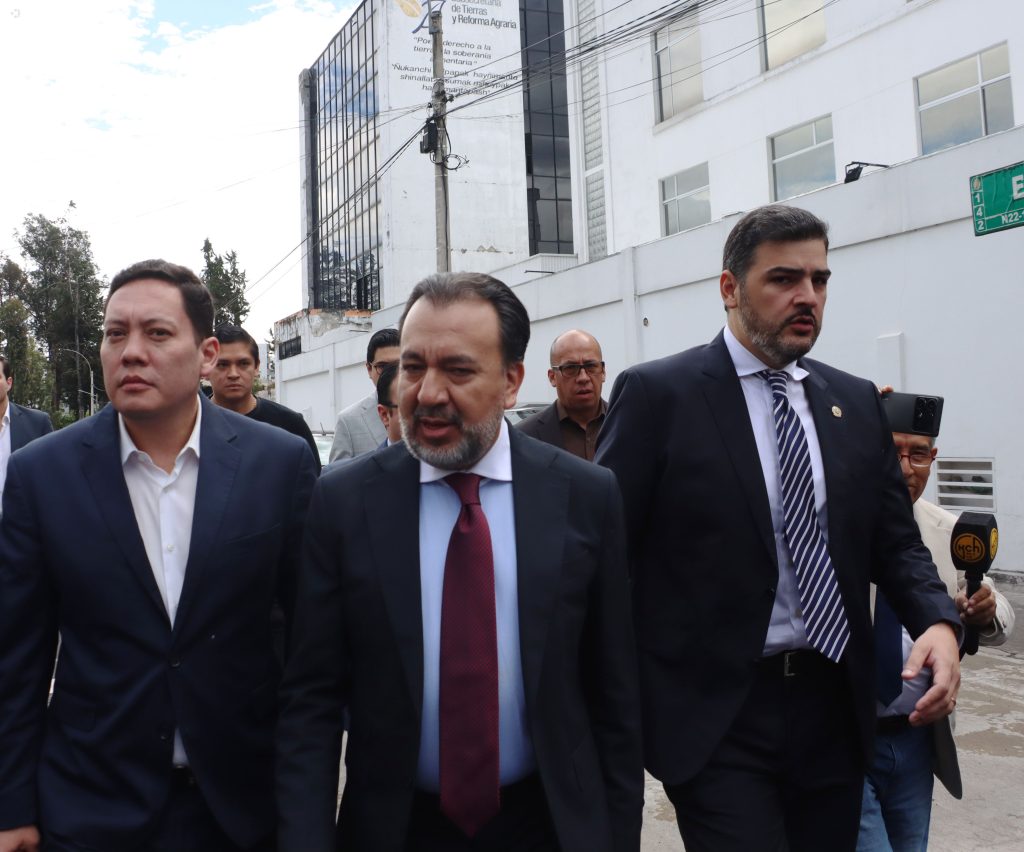 Alcaldes de tres ciudades del país se reunieron en la Cancillería este martes 2 de septiembre de 2025. /API