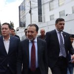 Alcaldes de tres ciudades del país se reunieron en la Cancillería este martes 2 de septiembre de 2025. /API