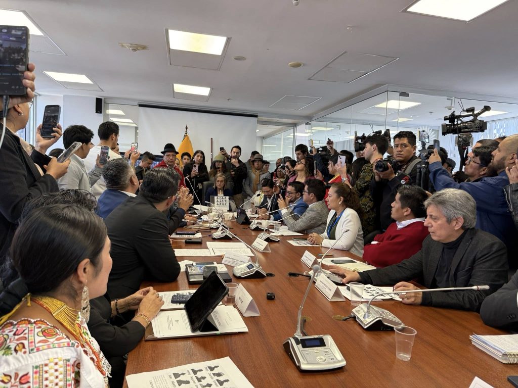 La Comisión de los Derechos Colectivos, Comunitarios y la Interculturalidad de la Asamblea Nacional decidió iniciar la fiscalización de la presunta vulneración de derechos humanos en el marco del paro nacional. /Cortesía