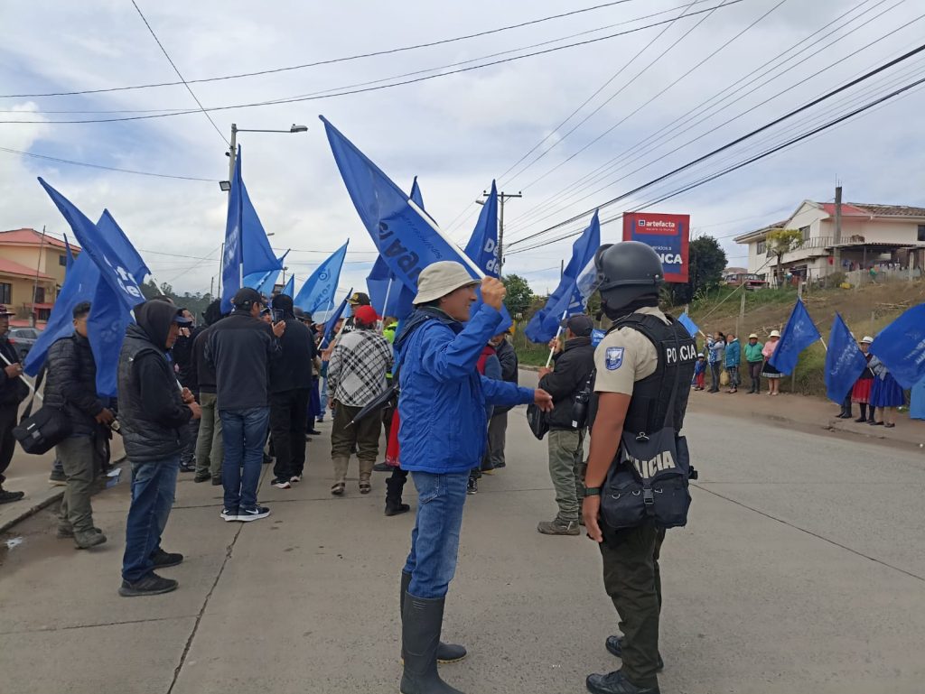 Las primeras acciones se registran en sectores como la ‘Y’ de Tarqui, al sur de Cuenca. /Cortesía