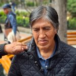 Lauro Sigcha, de la FOA, anuncia nuevas acciones en el marco del paro nacional y la defensa del agua. /JIP