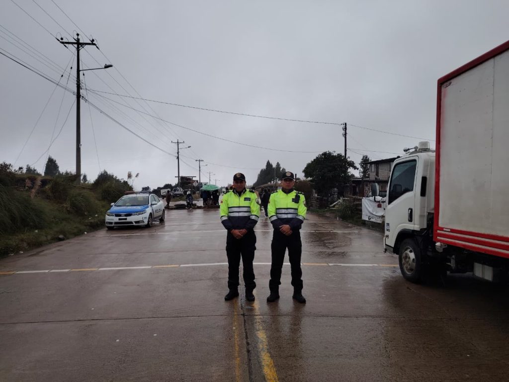 Cómo están las vías de Azuay por el paro nacional.