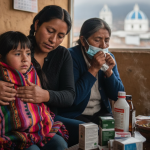 En lo que va de 2025, en Azuay se registra un aumento de casos de infecciones respiratorias. /Fotos generado con IA