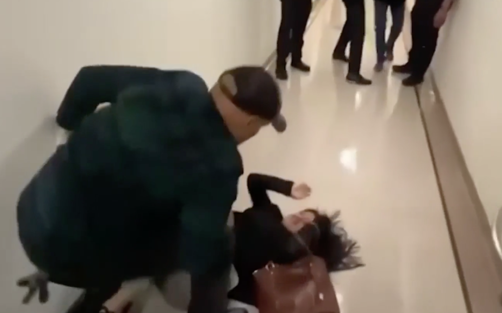 El Ministerio de Relaciones Exteriores y Movilidad Humana invstiga una presunta agresión a una ecuatoriana por un agente federal en Nueva York. /Captura de video