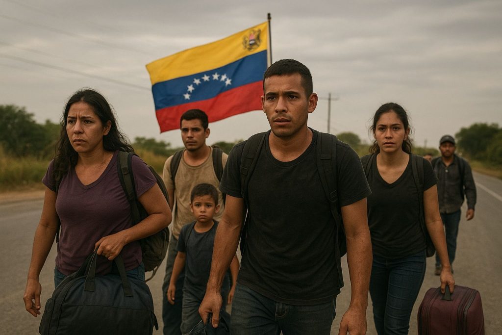 Migrantes venezolanos aportan 900 millones de dólares a la economía de Ecuador, según estudio de la OIM.