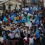 marcha por el agua