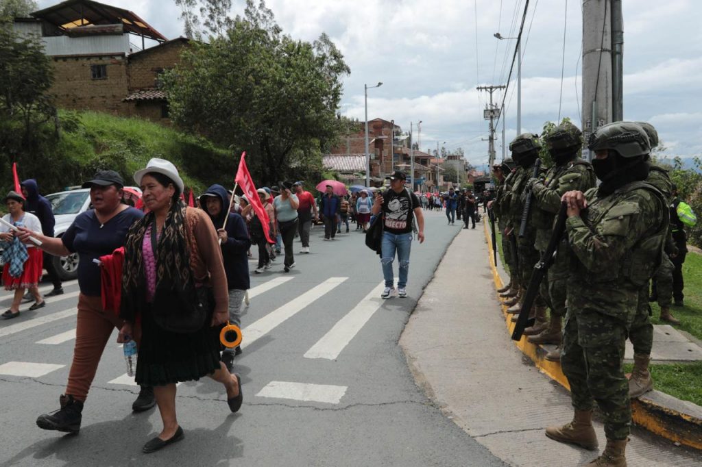 manifestaciones Azuay