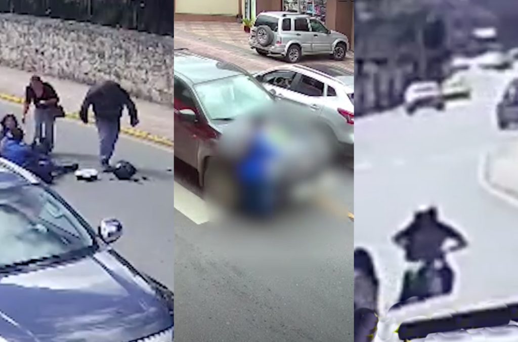 Al menos tres atropellos, con similares características, se presentaron en menos de cinco meses en la avenida Don Bosco y Felipe II, sector del Colegio Técnico Salesiano. /Cortesía