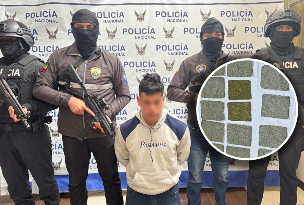 Un ciudadano es investigado por tenencia y venta de droga en Totoracocha. /Foto Policía Nacional