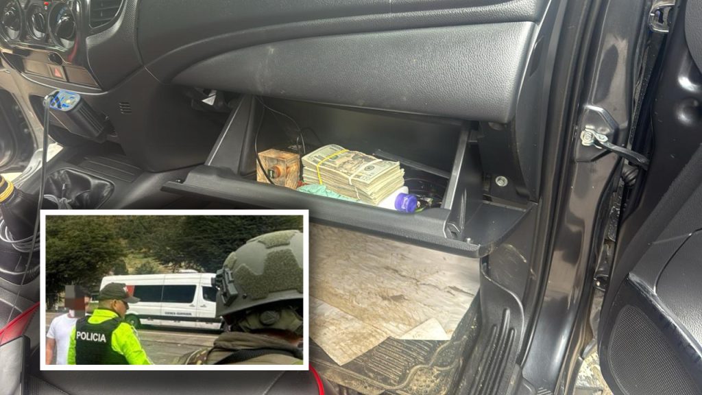 Militares aprehendieron a dos ciudadanos por no poder justifica 6.000 dólares. /Fotos militares