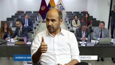 La audiencia contra Juan Cristóbal Lloret se desarrolla en el Tribunal Contencioso Electoral (TCE). /Cortesía