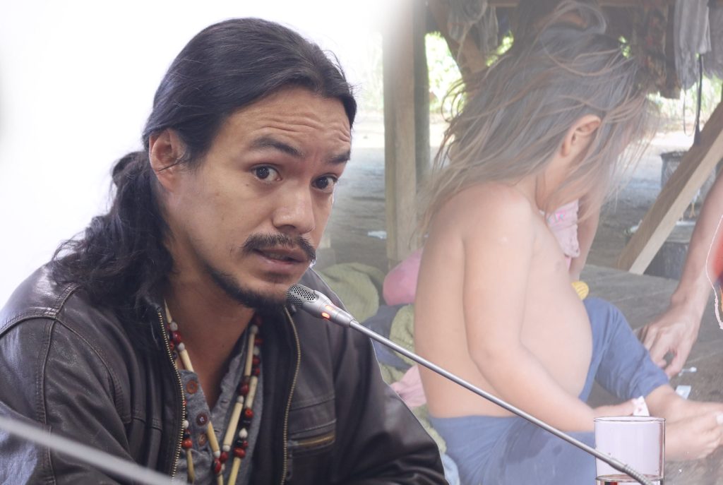 Pablo Ponce expuso la realidad en Taisha, Morona Santiago, por la muerte de niños en circunstancias desconocidas. /Cortesía